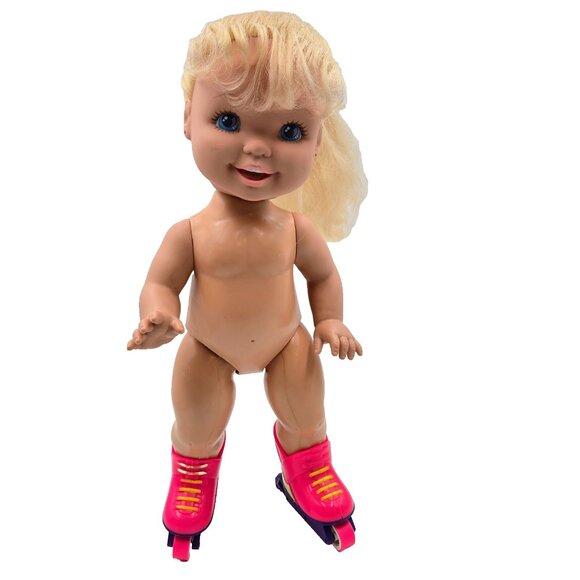 Vintage 1991 Tyco California Roller Blade Rollerblade Skate Doll Retro Tested - Picture 1 of 11